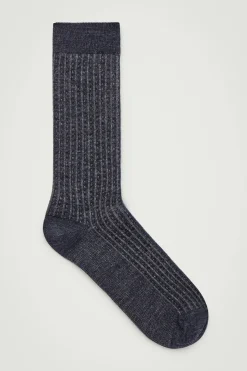 COS Underkläder & Strumpor*TJOCKA RIBBSTICKADE ULLSTRUMPOR