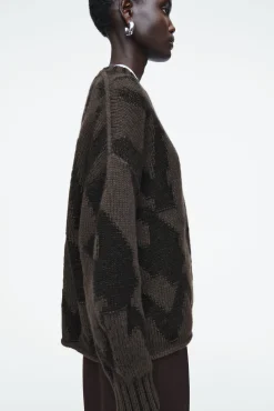 COS Stickat*ULLTRÖJA I ABSTRAKT JACQUARD
