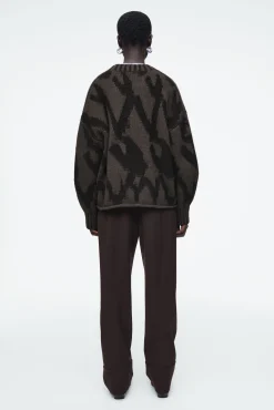 COS Stickat*ULLTRÖJA I ABSTRAKT JACQUARD