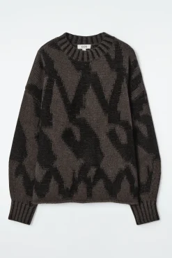 COS Stickat*ULLTRÖJA I ABSTRAKT JACQUARD