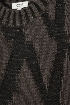 COS Stickat*ULLTRÖJA I ABSTRAKT JACQUARD