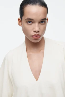 COS Klänningar & Jumpsuits | Occasionwear*V-RINGAD SKJORTKLÄNNING I LINNE